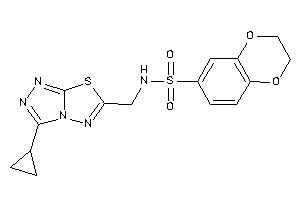 Image of N-[(3-cyclopropyl-[1,2,4]triazolo[3,4-b][1,3,4]thiadiazol-6-yl)methyl]-2,3-dihydro-1,4-benzodioxine-6-sulfonamide