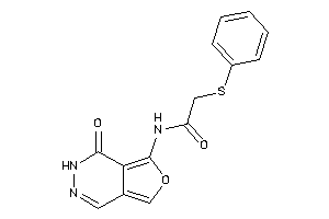 N-(4-keto-3H-furo[3,4-d]pyridazin-5-yl)-2-(phenylthio)acetamide