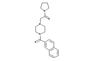 2-[4-(2-naphthoyl)piperazino]-1-pyrrolidino-ethanone