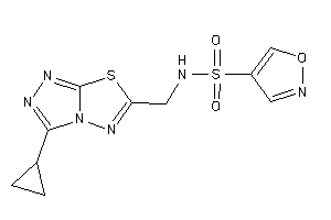 Image of N-[(3-cyclopropyl-[1,2,4]triazolo[3,4-b][1,3,4]thiadiazol-6-yl)methyl]isoxazole-4-sulfonamide