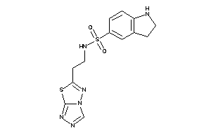 Image of N-[2-([1,2,4]triazolo[3,4-b][1,3,4]thiadiazol-6-yl)ethyl]indoline-5-sulfonamide