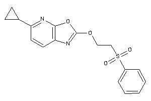 2-(2-besylethoxy)-5-cyclopropyl-oxazolo[5,4-b]pyridine