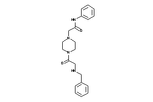 2-[4-[2-(benzylamino)acetyl]piperazino]-N-phenyl-acetamide