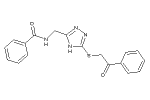 N-[[5-(phenacylthio)-4H-1,2,4-triazol-3-yl]methyl]benzamide
