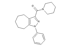 (1-phenyl-5,6,7,8-tetrahydro-4H-cyclohepta[c]pyrazol-3-yl)-piperidino-methanone