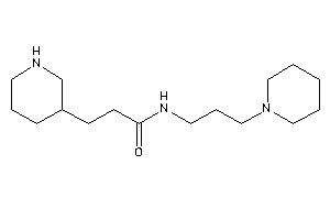 N-(3-piperidinopropyl)-3-(3-piperidyl)propionamide