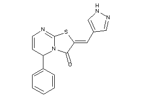 5-phenyl-2-(1H-pyrazol-4-ylmethylene)-5H-thiazolo[3,2-a]pyrimidin-3-one