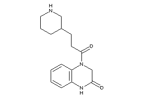 4-[3-(3-piperidyl)propanoyl]-1,3-dihydroquinoxalin-2-one
