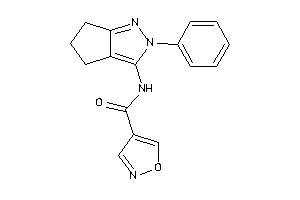 N-(2-phenyl-5,6-dihydro-4H-cyclopenta[c]pyrazol-3-yl)isoxazole-4-carboxamide