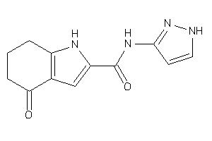 Image of 4-keto-N-(1H-pyrazol-3-yl)-1,5,6,7-tetrahydroindole-2-carboxamide