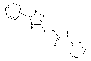 N-phenyl-2-[(5-phenyl-4H-1,2,4-triazol-3-yl)thio]acetamide