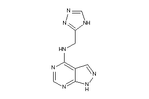 1H-pyrazolo[3,4-d]pyrimidin-4-yl(4H-1,2,4-triazol-3-ylmethyl)amine
