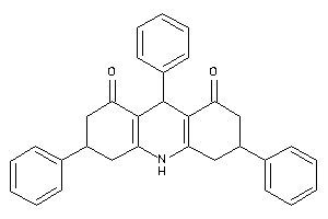Image of 3,6,9-triphenyl-2,3,4,5,6,7,9,10-octahydroacridine-1,8-quinone