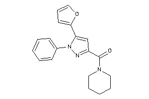 Image of [5-(2-furyl)-1-phenyl-pyrazol-3-yl]-piperidino-methanone