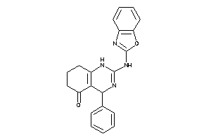 2-(1,3-benzoxazol-2-ylamino)-4-phenyl-4,6,7,8-tetrahydro-1H-quinazolin-5-one