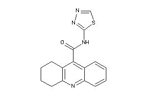 Image of N-(1,3,4-thiadiazol-2-yl)-1,2,3,4-tetrahydroacridine-9-carboxamide