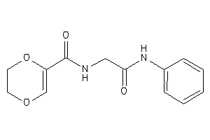 N-(2-anilino-2-keto-ethyl)-2,3-dihydro-1,4-dioxine-5-carboxamide