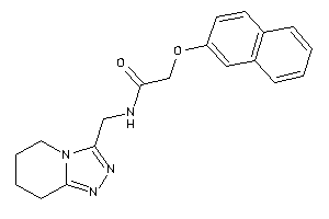 2-(2-naphthoxy)-N-(5,6,7,8-tetrahydro-[1,2,4]triazolo[4,3-a]pyridin-3-ylmethyl)acetamide
