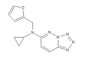 Cyclopropyl-(2-furfuryl)-(tetrazolo[5,1-f]pyridazin-6-yl)amine