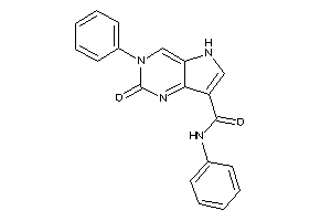 Image of 2-keto-N,3-diphenyl-5H-pyrrolo[3,2-d]pyrimidine-7-carboxamide