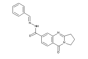 N-(benzalamino)-9-keto-2,3-dihydro-1H-pyrrolo[2,1-b]quinazoline-6-carboxamide