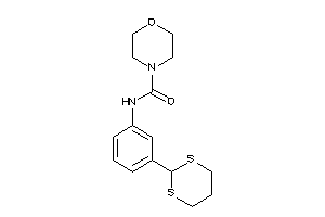 N-[3-(1,3-dithian-2-yl)phenyl]morpholine-4-carboxamide