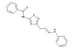 Image of N-[3-[2-(phenylhydrazono)ethyl]-1,2,4-thiadiazol-5-yl]benzamide