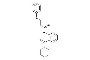 3-phenoxy-N-[2-(piperidine-1-carbonyl)phenyl]propionamide