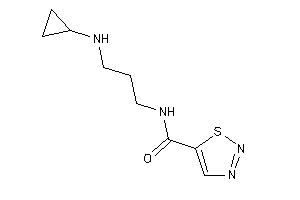 N-[3-(cyclopropylamino)propyl]thiadiazole-5-carboxamide