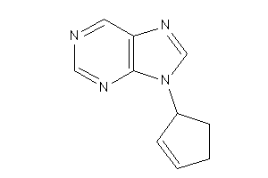9-cyclopent-2-en-1-ylpurine