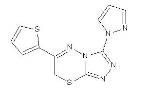 3-pyrazol-1-yl-6-(2-thienyl)-7H-[1,2,4]triazolo[3,4-b][1,3,4]thiadiazine