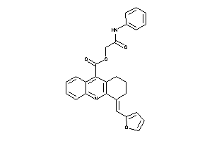 4-(2-furfurylidene)-2,3-dihydro-1H-acridine-9-carboxylic Acid (2-anilino-2-keto-ethyl) Ester