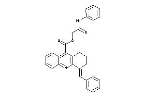 4-benzal-2,3-dihydro-1H-acridine-9-carboxylic Acid (2-anilino-2-keto-ethyl) Ester