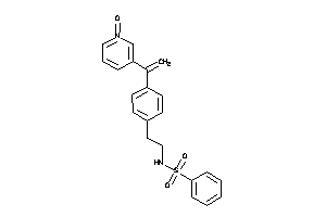 Image of N-[2-[4-[1-(1-keto-3-pyridyl)vinyl]phenyl]ethyl]benzenesulfonamide