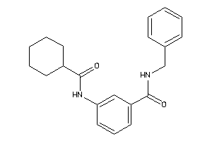 N-benzyl-3-(cyclohexanecarbonylamino)benzamide