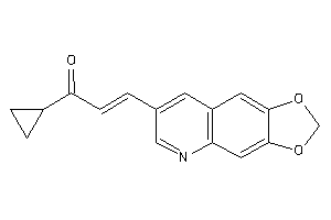 1-cyclopropyl-3-([1,3]dioxolo[4,5-g]quinolin-7-yl)prop-2-en-1-one