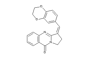 Image of 3-(2,3-dihydro-1,4-benzodioxin-6-ylmethylene)-1,2-dihydropyrrolo[2,1-b]quinazolin-9-one