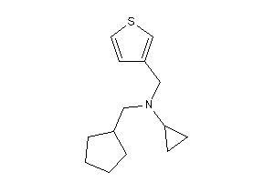 Cyclopentylmethyl-cyclopropyl-(3-thenyl)amine
