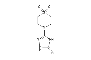 Image of 3-(1,1-diketo-1,4-thiazinan-4-yl)-1,4-dihydro-1,2,4-triazole-5-thione