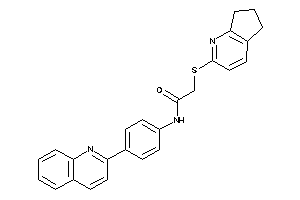 Image of 2-(1-pyrindan-2-ylthio)-N-[4-(2-quinolyl)phenyl]acetamide