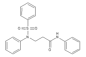 3-(N-besylanilino)-N-phenyl-propionamide