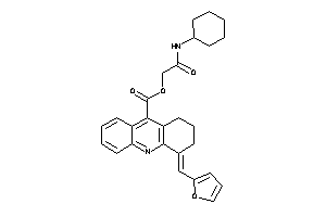 Image of 4-(2-furfurylidene)-2,3-dihydro-1H-acridine-9-carboxylic Acid [2-(cyclohexylamino)-2-keto-ethyl] Ester