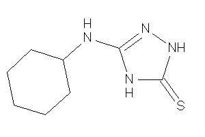 Image of 3-(cyclohexylamino)-1,4-dihydro-1,2,4-triazole-5-thione