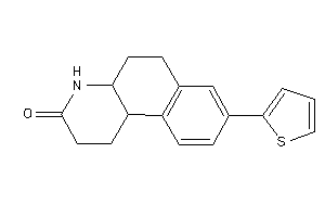 8-(2-thienyl)-2,4,4a,5,6,10b-hexahydro-1H-benzo[f]quinolin-3-one
