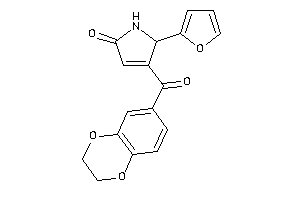 4-(2,3-dihydro-1,4-benzodioxine-6-carbonyl)-5-(2-furyl)-3-pyrrolin-2-one