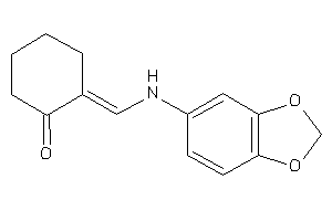 2-[(1,3-benzodioxol-5-ylamino)methylene]cyclohexanone