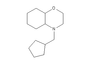 4-(cyclopentylmethyl)-2,3,4a,5,6,7,8,8a-octahydrobenzo[b][1,4]oxazine