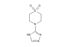 4-(4H-1,2,4-triazol-3-yl)-1,4-thiazinane 1,1-dioxide