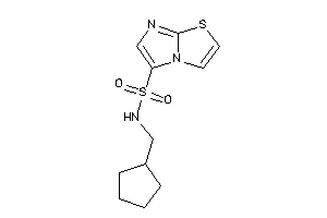 N-(cyclopentylmethyl)imidazo[2,1-b]thiazole-5-sulfonamide