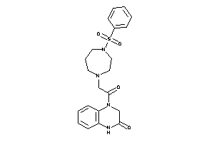 Image of 4-[2-(4-besyl-1,4-diazepan-1-yl)acetyl]-1,3-dihydroquinoxalin-2-one